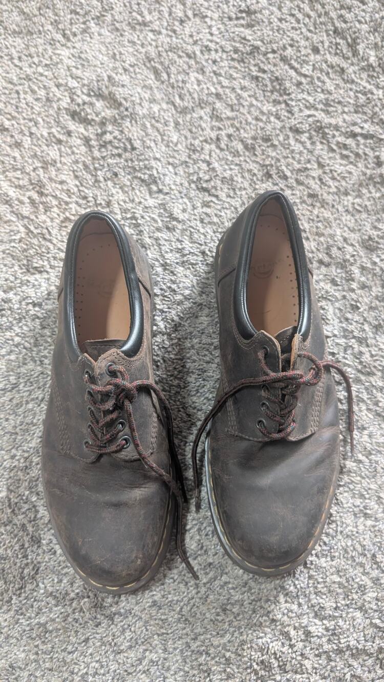 Vintage Dr. Martens Brown Leather Oxford Shoes Men’s Size 11 Docs